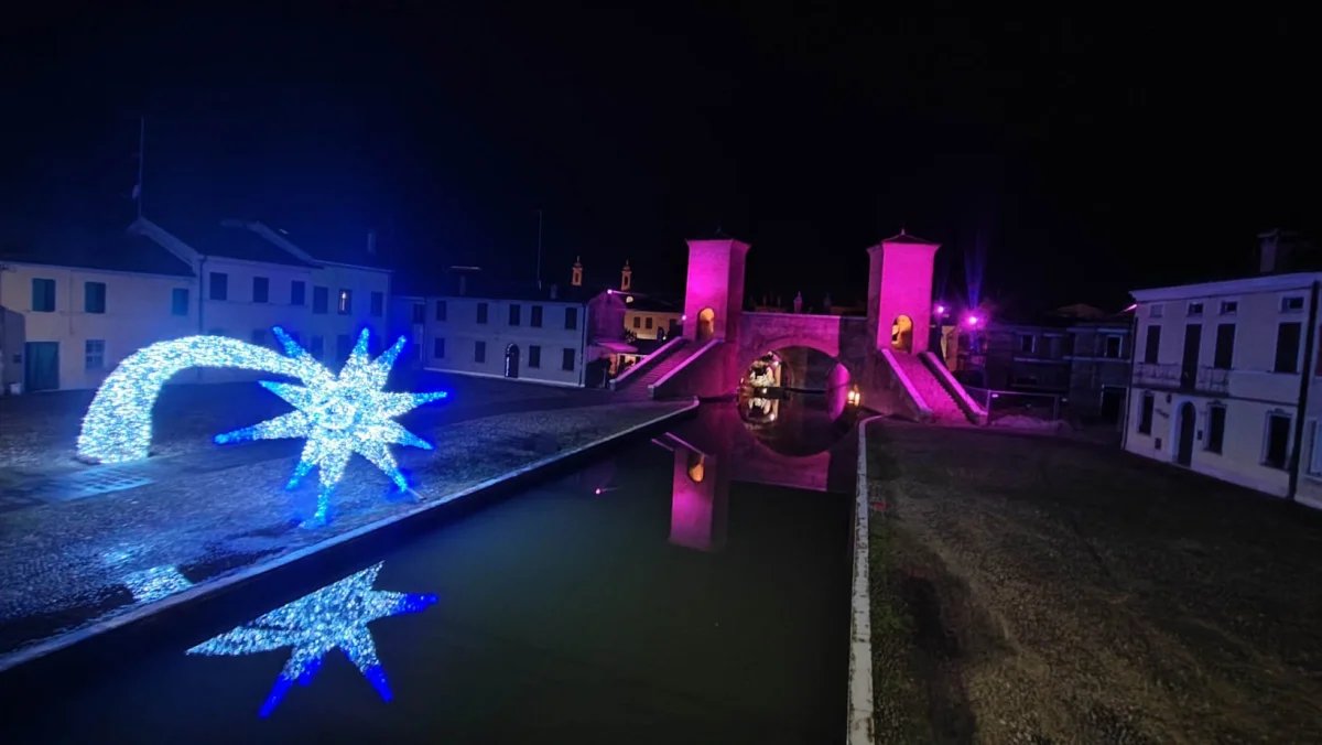 Comacchio presepi sull'acqua